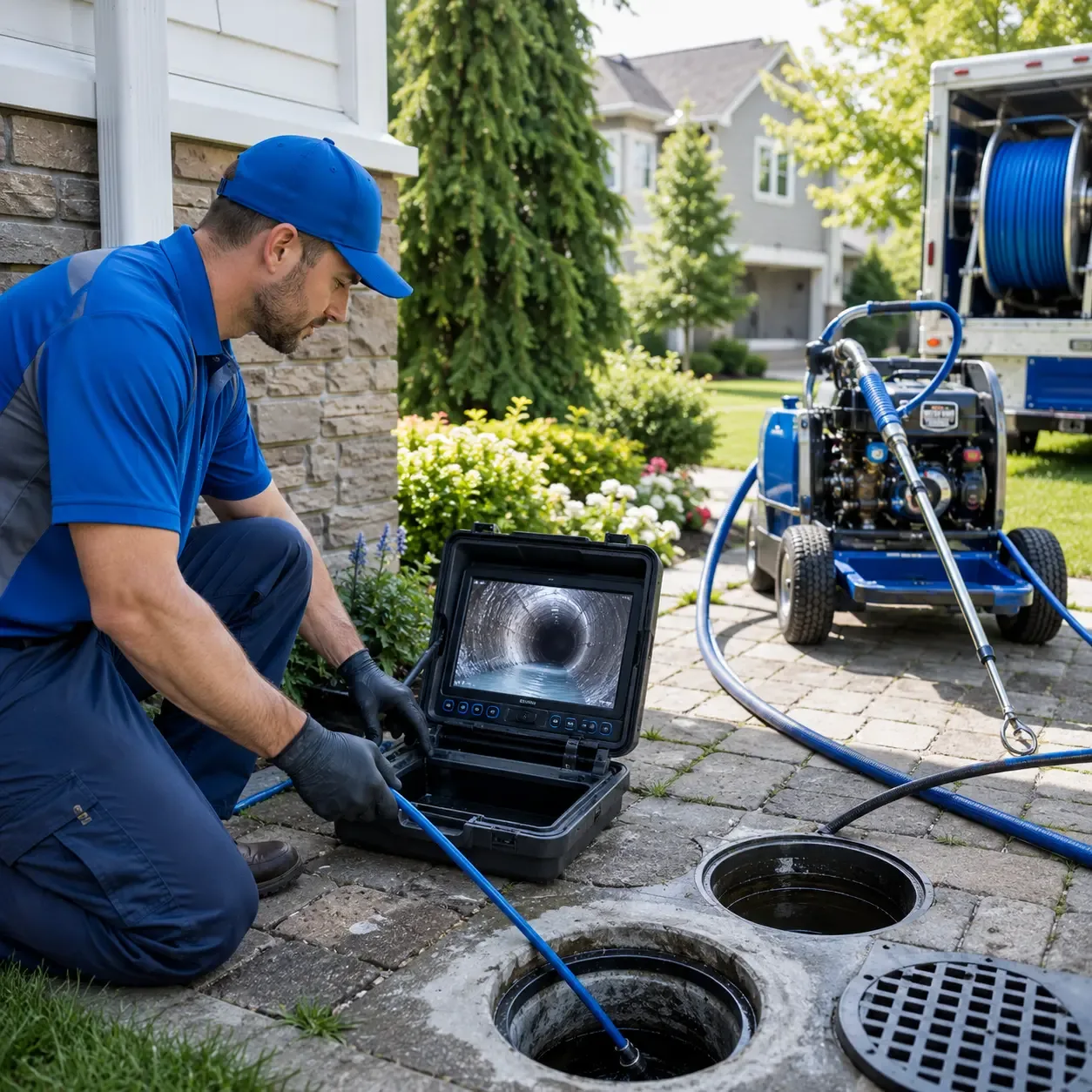 Outdoor drain cleaning professionals serving Nahma, MI